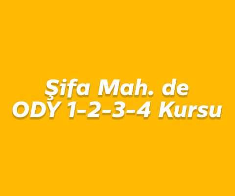 Şifa Mahallesi ODY Belgesi
